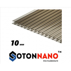 Полікарбонат SOTON NANO (6000*2100) 10мм бронза