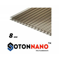Полікарбонат SOTON NANO (6000*2100) 8мм бронза