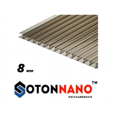 Полікарбонат SOTON NANO (6000*2100) 8мм бронза