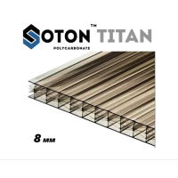 Полікарбонат SOTON TІTAN (6000*2100) 8мм бронзовий