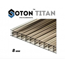 Полікарбонат SOTON TІTAN (6000*2100) 8мм бронзовий