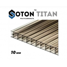 Полікарбонат SOTON преміум (6000*2100) 10мм бронза