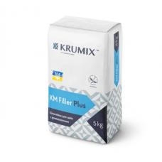 Шпаклівка армуюча для гіпсокартонних швів Krumix KM Filler Plus 5кг