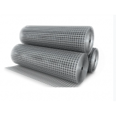 Сітка зварна оцинкована 50*50 метал 30м.кв. ( d 1,2мм.)